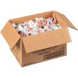 International Delight Coffee Creamer Singles, Half & Half, Shelf Stable Flavored Creamer, 384 Ct, 0.44 FL OZ, Pre-Portioned Creamers