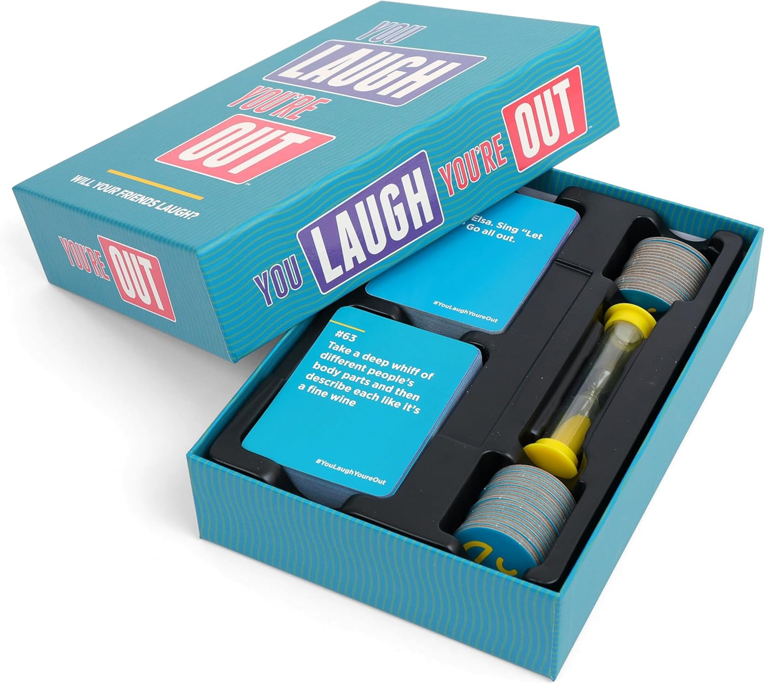 slide 4 of 8, DSS Games You Laugh You're Out Card Game, 1 ct