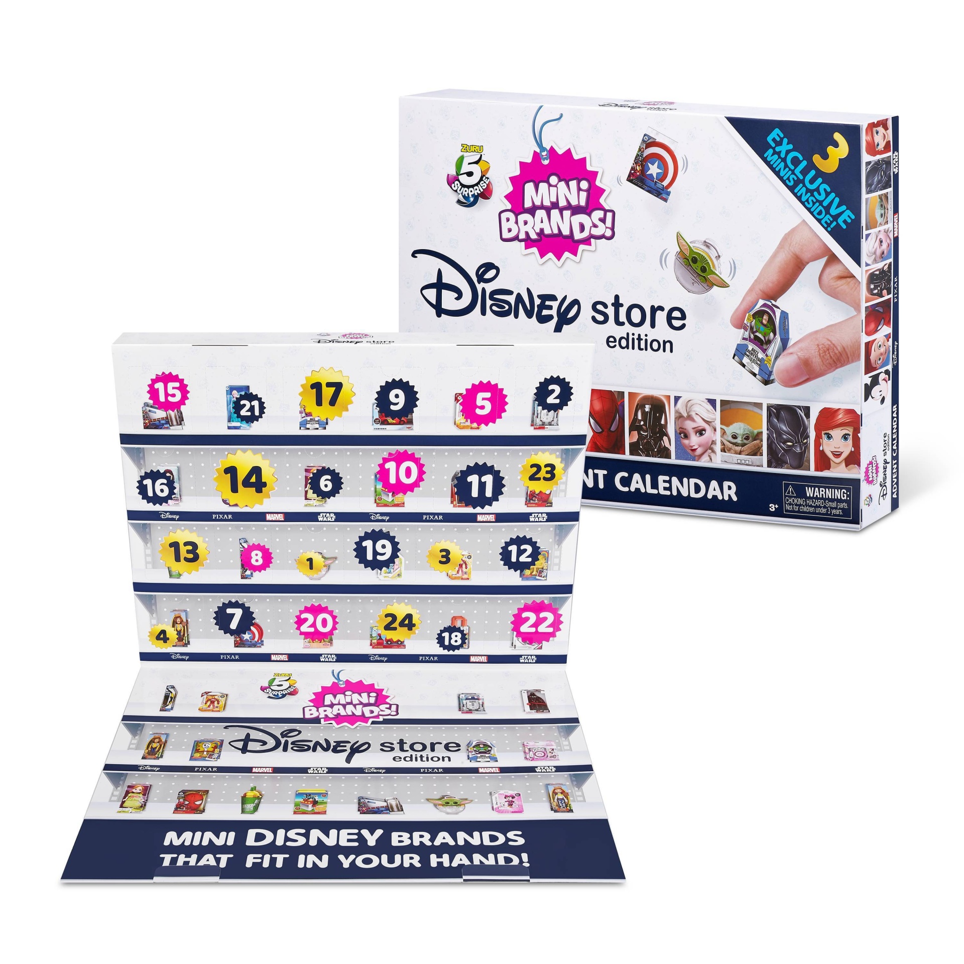 5 Surprise Mini Brands Disney Advent Calendar 1 ct Shipt