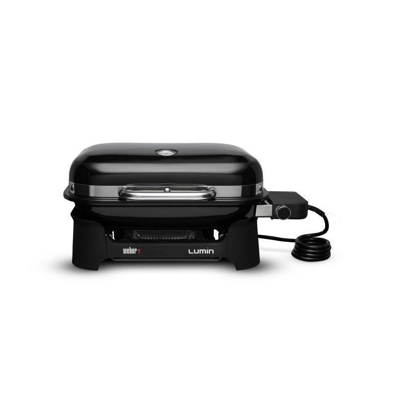 slide 2 of 3, Weber 91090901 Lumin Compact Electric Grill - Black, 1 ct