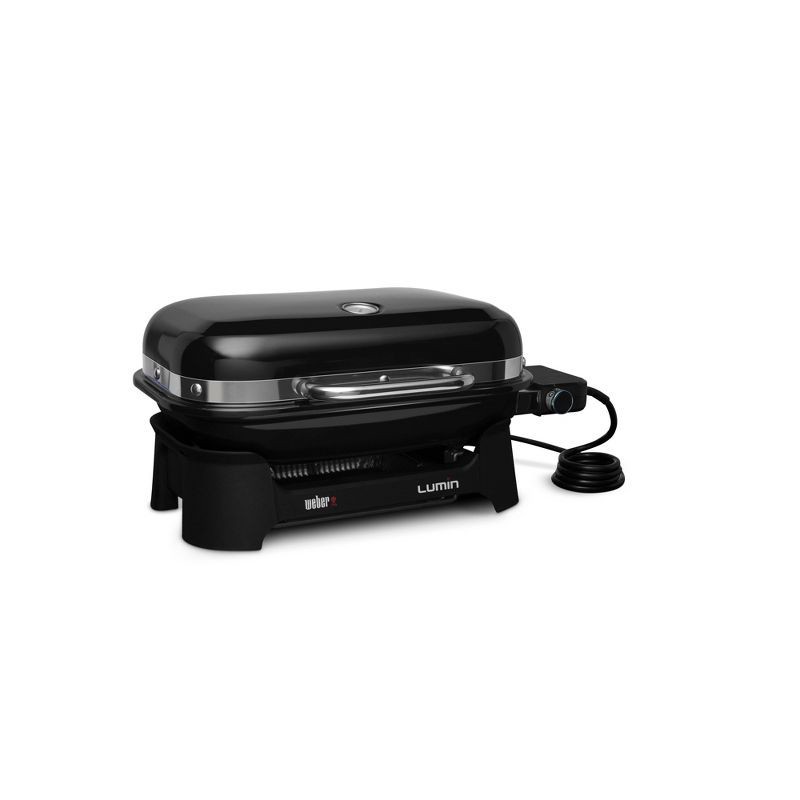 slide 3 of 3, Weber 91090901 Lumin Compact Electric Grill - Black, 1 ct