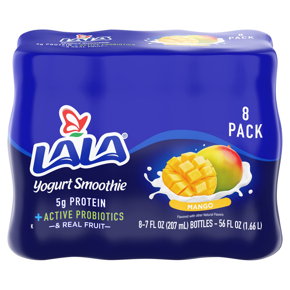 slide 1 of 9, LALA Mango Yogurt Smoothie 8 pack, 8 ct