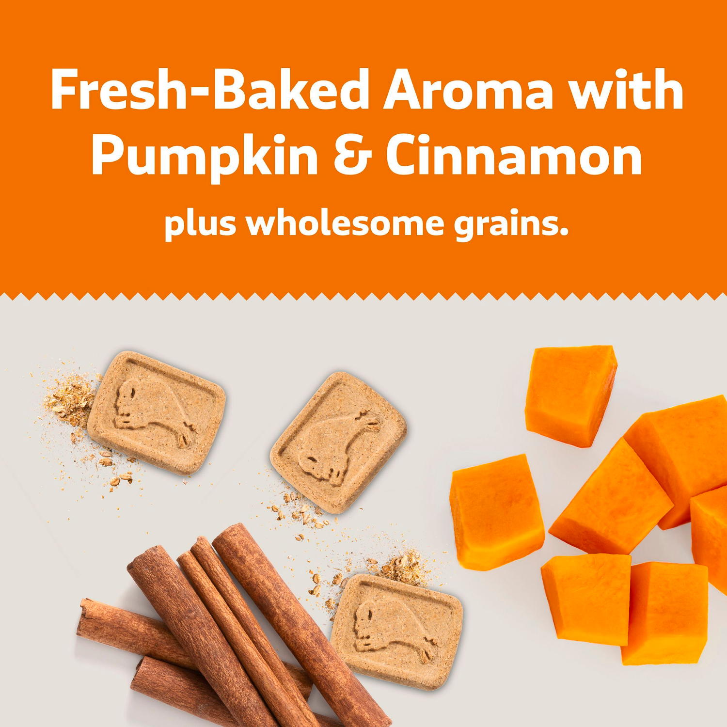 slide 7 of 8, Blue Buffalo Health Bars Natural Pumpkin & Cinnamon Crunchy Biscuits Dog Treats, 16 oz