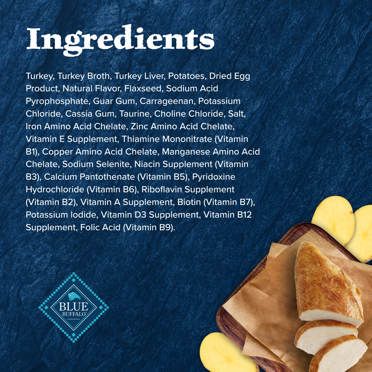 slide 8 of 8, Blue Buffalo 100% Grain Free Turkey Recipe Food for Cats 5.5 oz, 5.5 oz