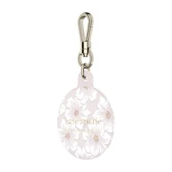 Kate Spade New York Protective AirTag Case - Hollyhock/Blush/Cream/Gold Glitter