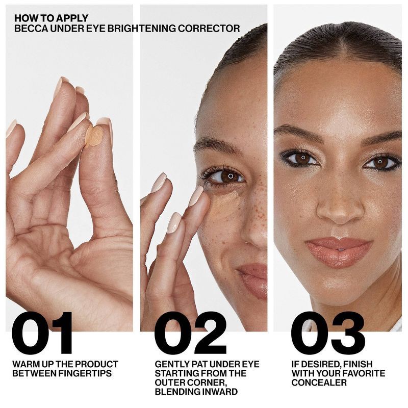 slide 6 of 8, Smashbox BECCA Under Eye Brightening Corrector Concealer - Fair Light - 0.15oz - Ulta Beauty, 0.15 oz