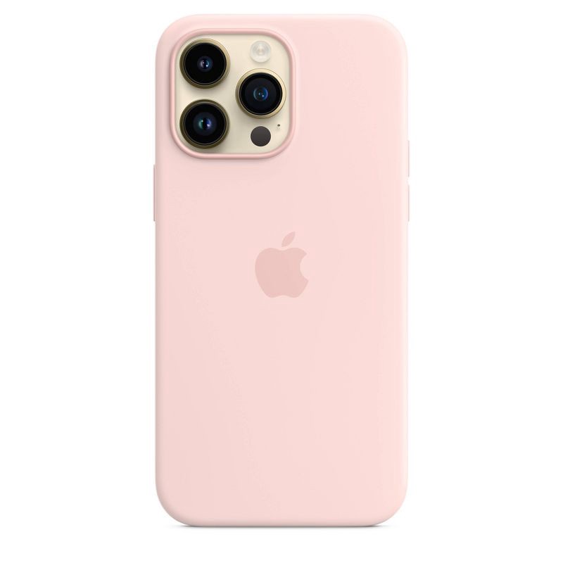 slide 2 of 4, Apple iPhone 14 Pro Max Silicone Case with MagSafe - Chalk Pink, 1 ct