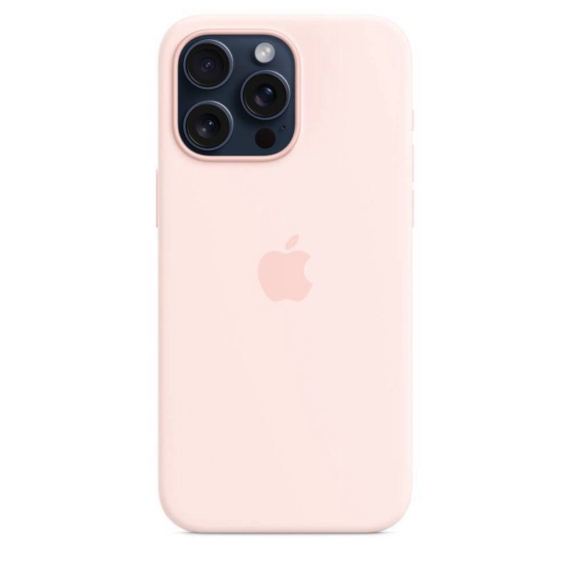slide 2 of 4, Apple iPhone 15 Pro Max Silicone Case with MagSafe - Light Pink, 1 ct