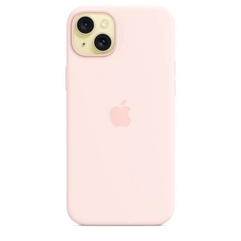slide 3 of 5, Apple iPhone 15 Plus Silicone Case with MagSafe - Light Pink, 1 ct