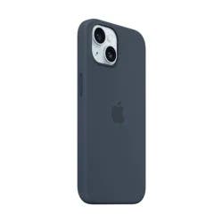 Apple iPhone 15 Silicone Case with MagSafe - Storm Blue