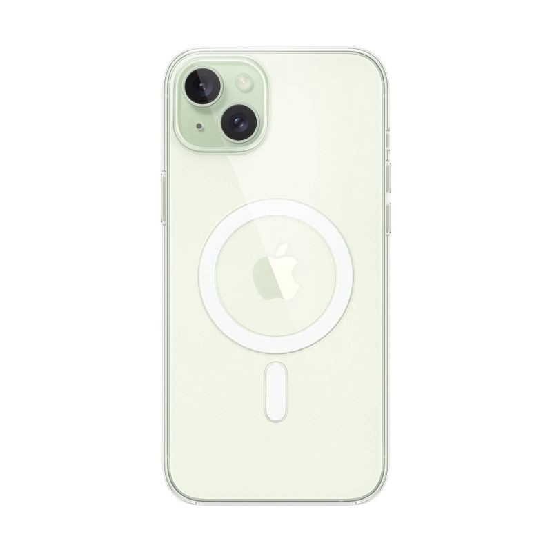 slide 5 of 9, Apple iPhone 15 Clear Case with MagSafe, 1 ct