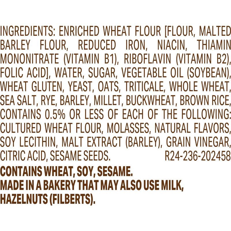slide 7 of 9, Sara Lee Artesano Smooth Multigrain - 20oz, 20 oz