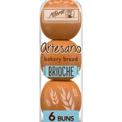 Alfaro's Artesano Brioche Hamburger Buns -16oz
