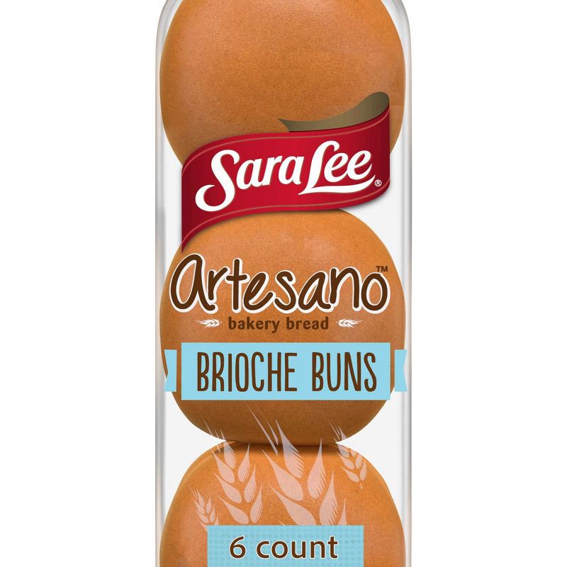 slide 1 of 11, Sara Lee Artesano Brioche Hamburger Buns -16oz, 16 oz