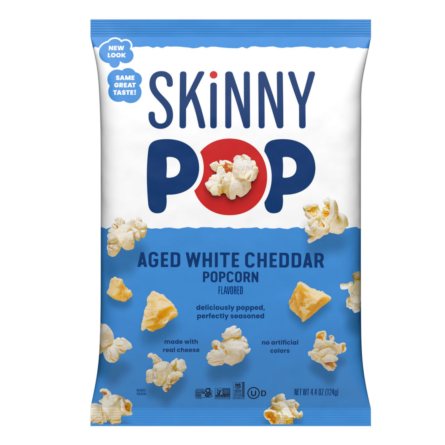 slide 1 of 2, SkinnyPop Aged White Cheddar Popcorn 4.4oz, 4.4 oz