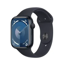 Apple Watch Series 9 GPS (2023) 45mm Midnight Aluminum Case with Midnight Sport Band - S/M