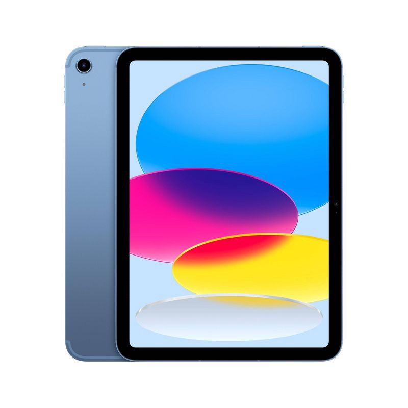 slide 1 of 8, Apple iPad 10.9-inch Wi-Fi 64GB - (2022, 10th generation) - Blue, 1 ct