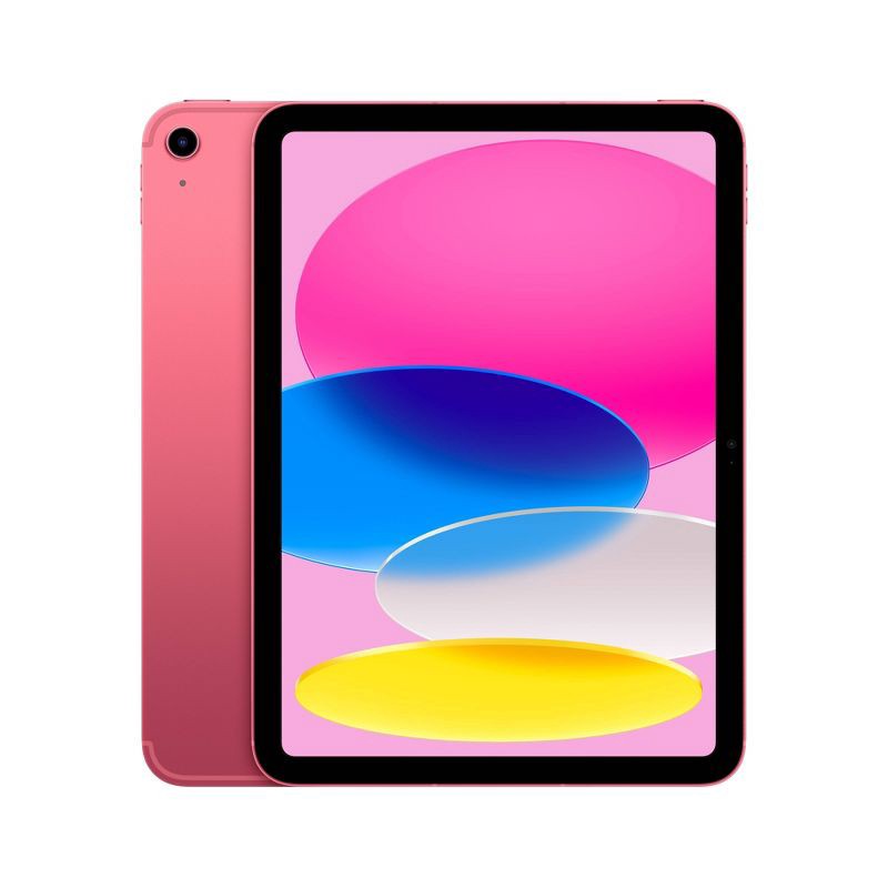 slide 1 of 8, Apple iPad 10.9-inch Wi-Fi 64GB - (2022, 10th generation) - Pink, 1 ct