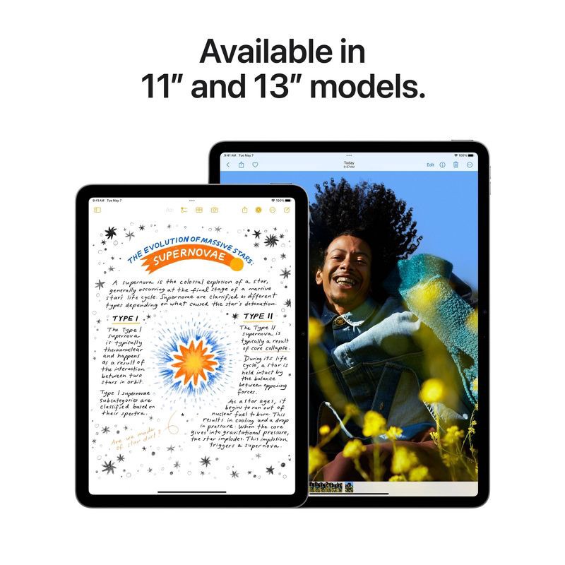 slide 5 of 11, Apple iPad Air 11-inch (M2) (2024, 6th generation) Wi-Fi 256GB - Space Gray, 1 ct