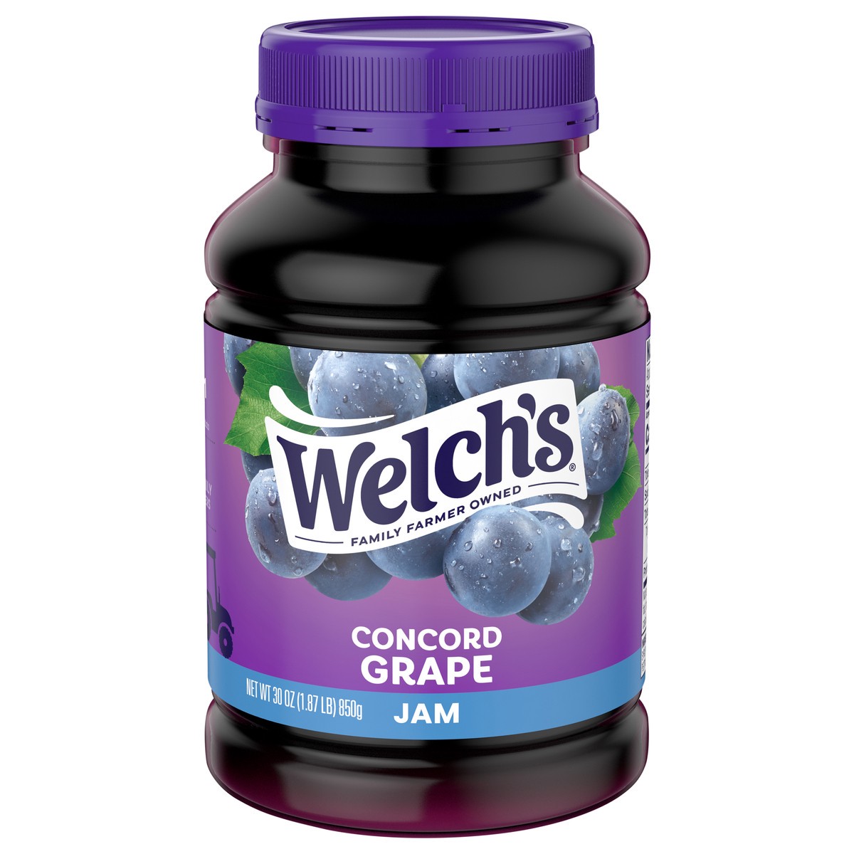 slide 1 of 2, Welch's Concord Grape Jam, 30 oz Jar, 30 oz