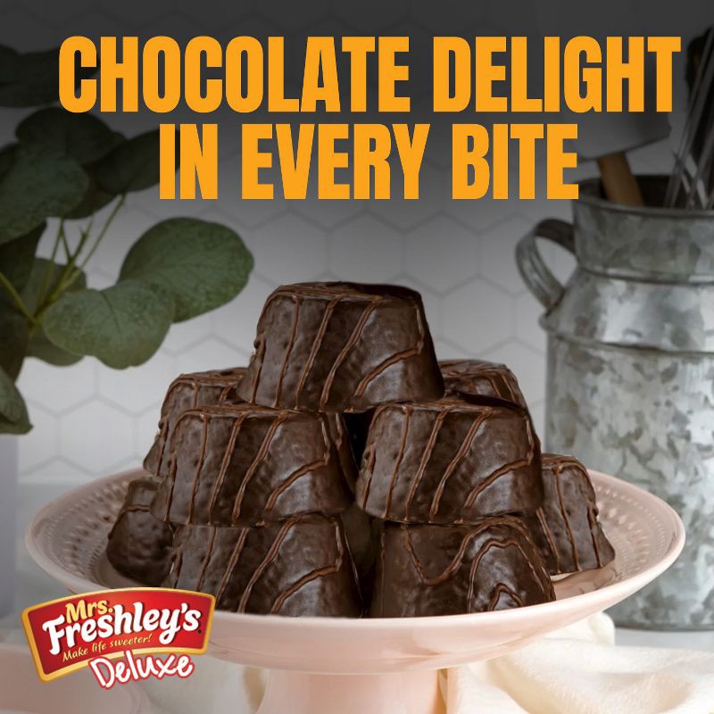 slide 3 of 10, Mrs. Freshley's Deluxe Hershey's Triple Chocolate Cakes - 6ct, 6 ct