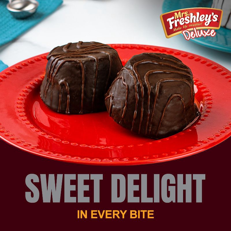 slide 4 of 10, Mrs. Freshley's Deluxe Hershey's Triple Chocolate Cakes - 6ct, 6 ct