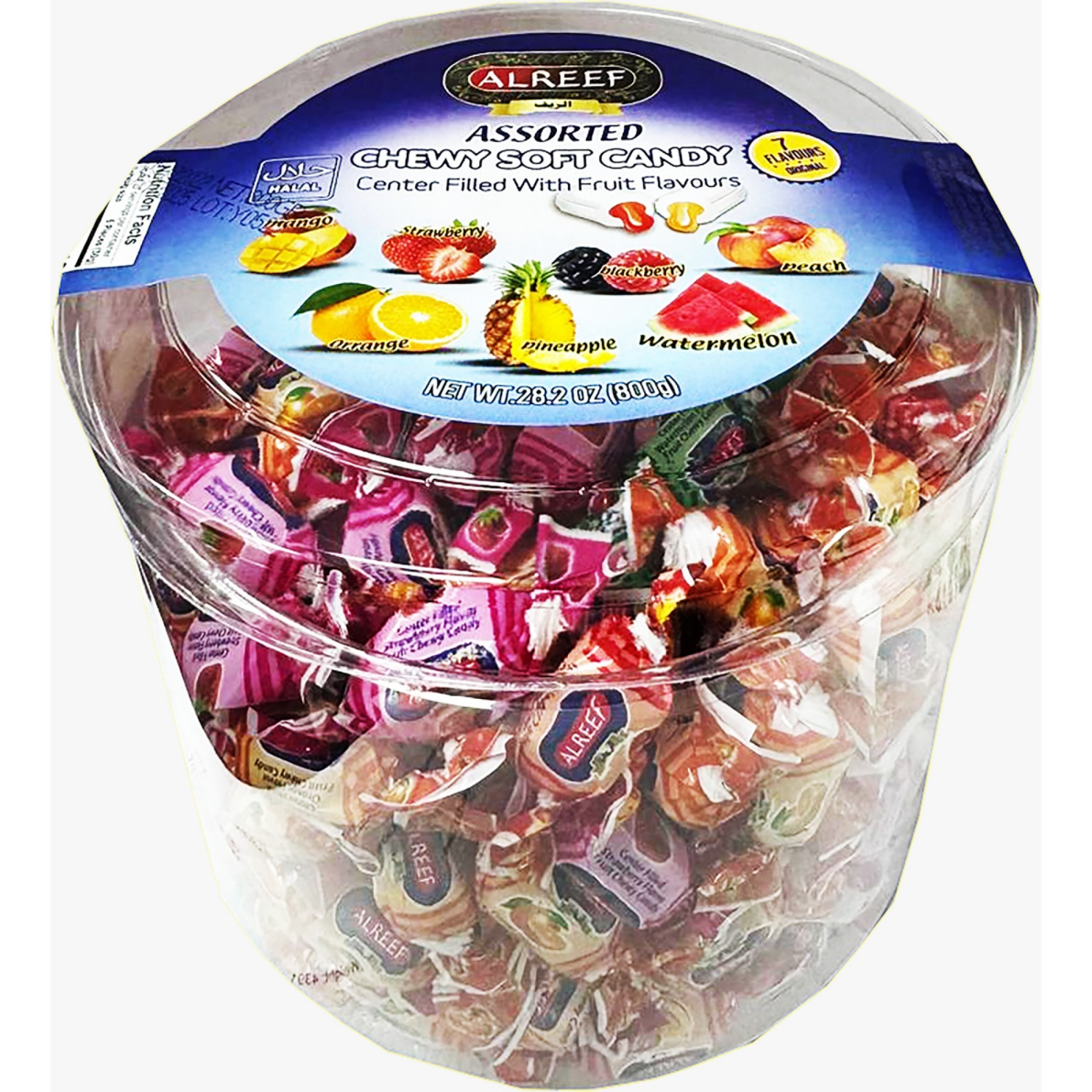 slide 2 of 3, ALREEF Al Reef Chewy Soft Filled Candy, 28.2 oz, 28.2 oz