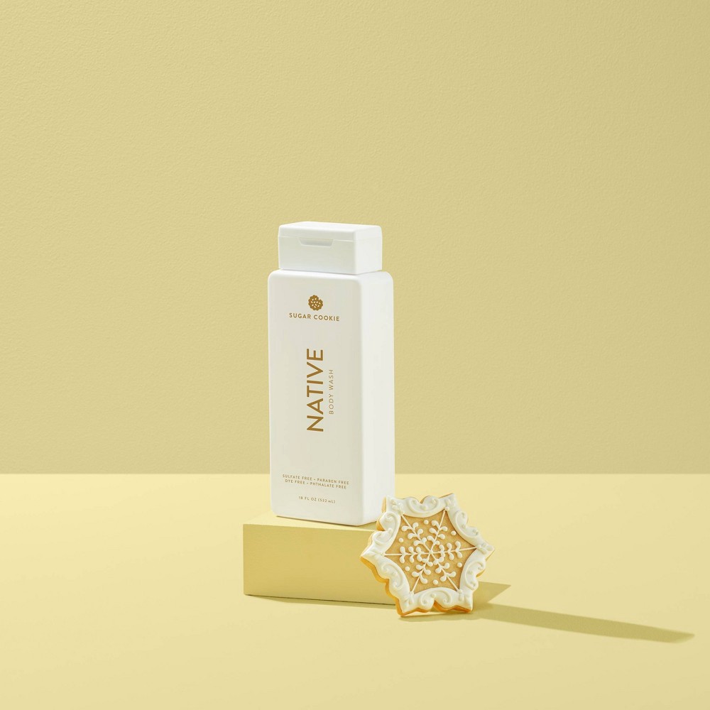 slide 4 of 6, Native Limited Edition Holiday Sugar Cookie Body Wash - 18 fl oz, 18 fl oz