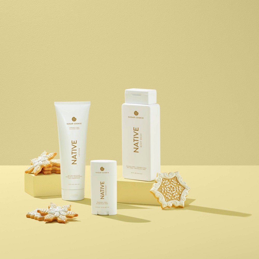 slide 2 of 6, Native Limited Edition Holiday Sugar Cookie Body Wash - 18 fl oz, 18 fl oz