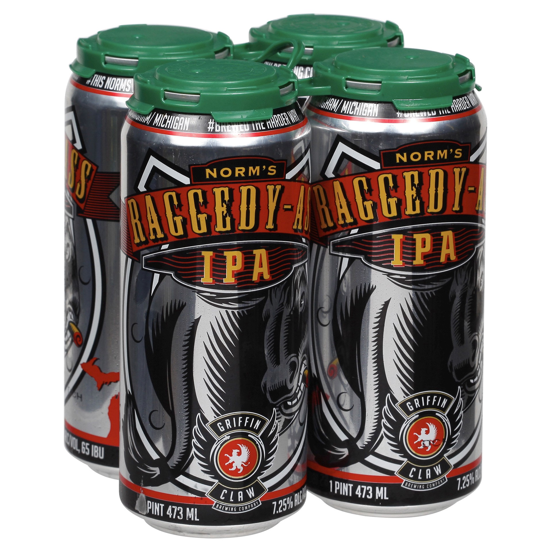 slide 9 of 13, Griffin Claw Norms Raggedy-ass Ipa, 4 ct; 16 oz
