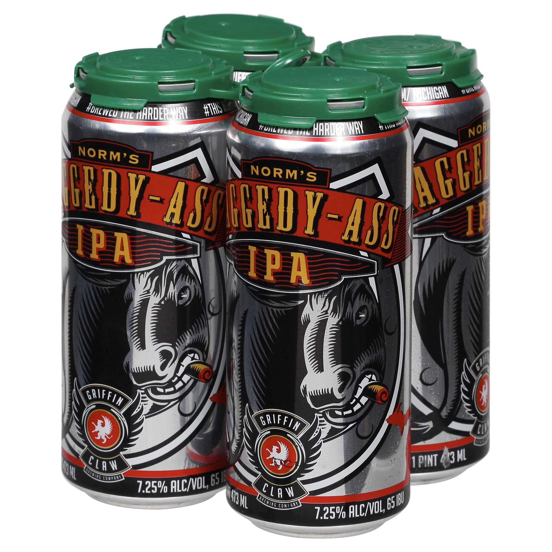 slide 12 of 13, Griffin Claw Norms Raggedy-ass Ipa, 4 ct; 16 oz