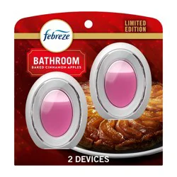 Febreze Bathroom Air Freshener - Baked Cinnamon Apples - 0.5 fl oz/2pk