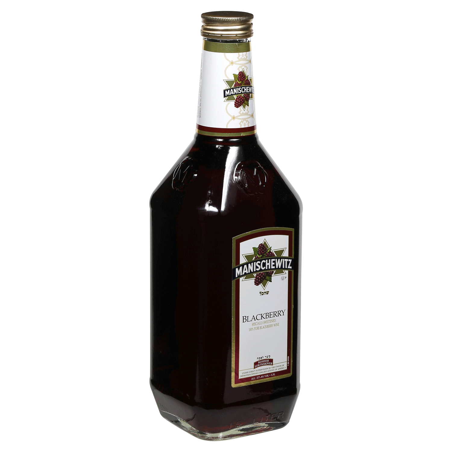 slide 2 of 2, Manischewitz Blackberry Fruit Wine,, 1.5 l