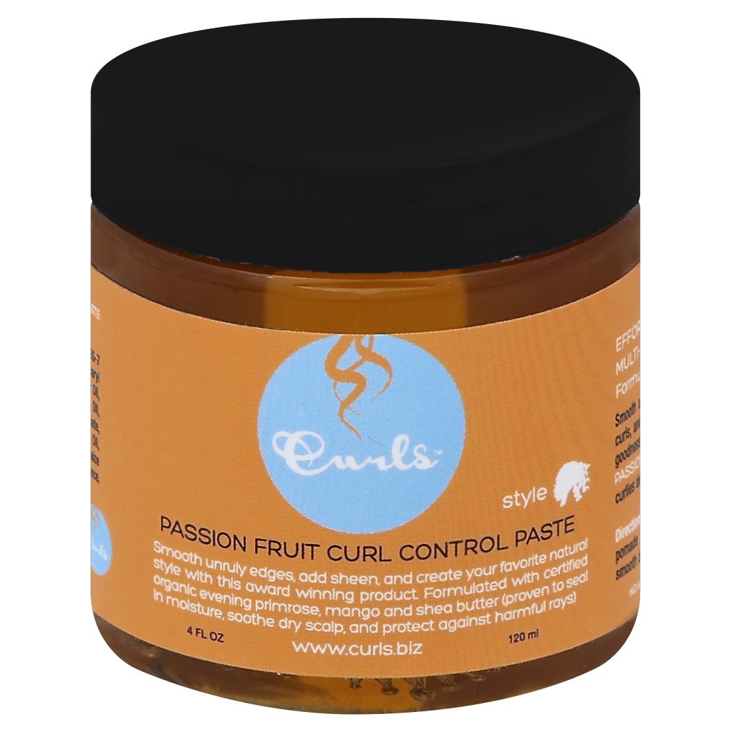 slide 1 of 4, Curls Passion Fruit Curl Control Paste, 4 fl oz