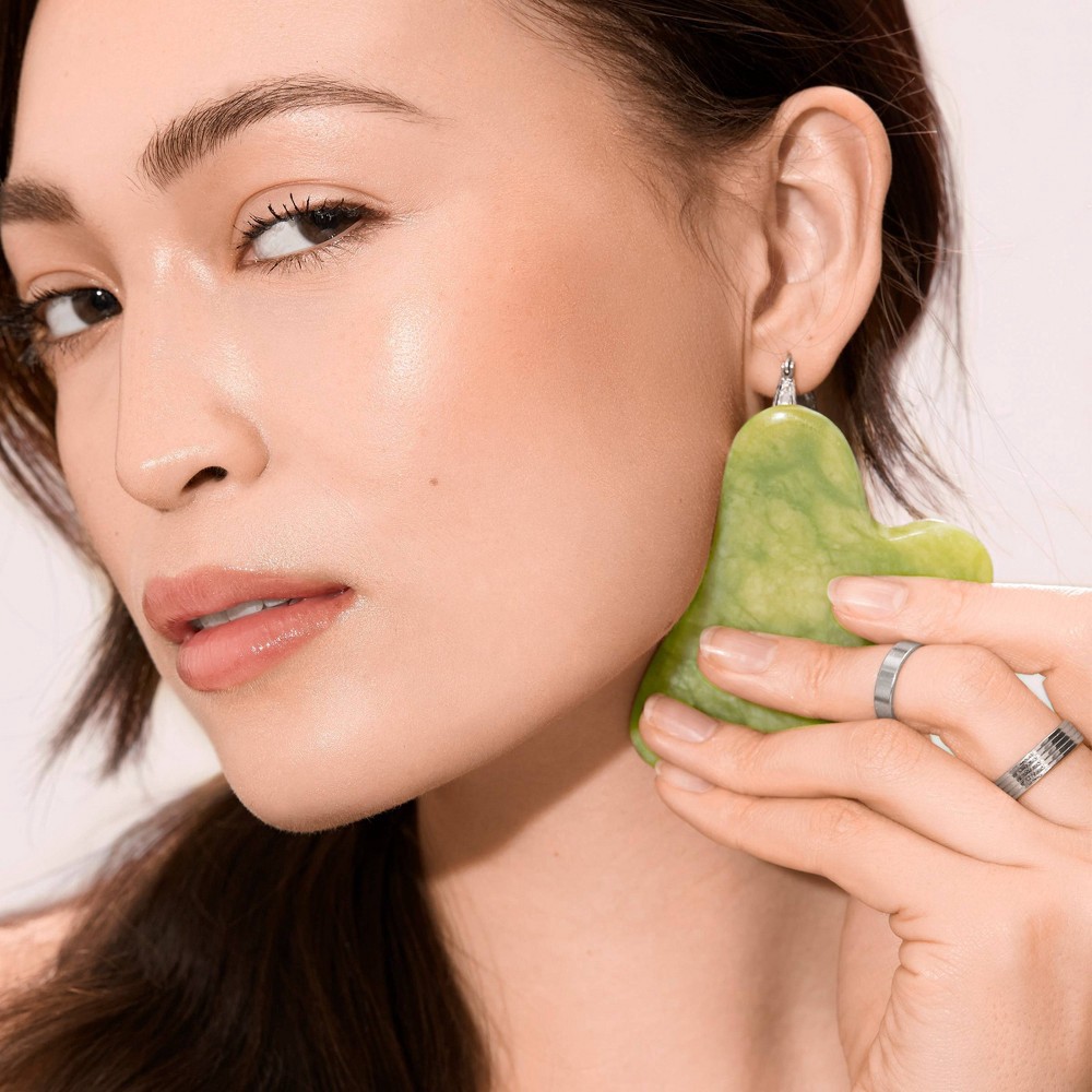 slide 4 of 5, EcoTools Jade Gua Sha Beauty Tool, 1 ct