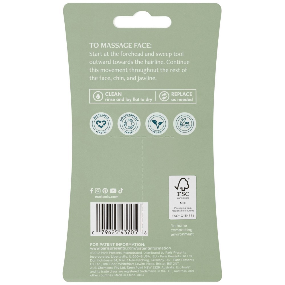 slide 2 of 5, EcoTools Jade Gua Sha Beauty Tool, 1 ct