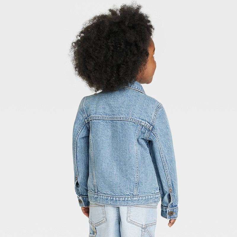 slide 2 of 3, OshKosh B'gosh Toddler Boys' Denim Jacket - Light Blue 3T, 1 ct