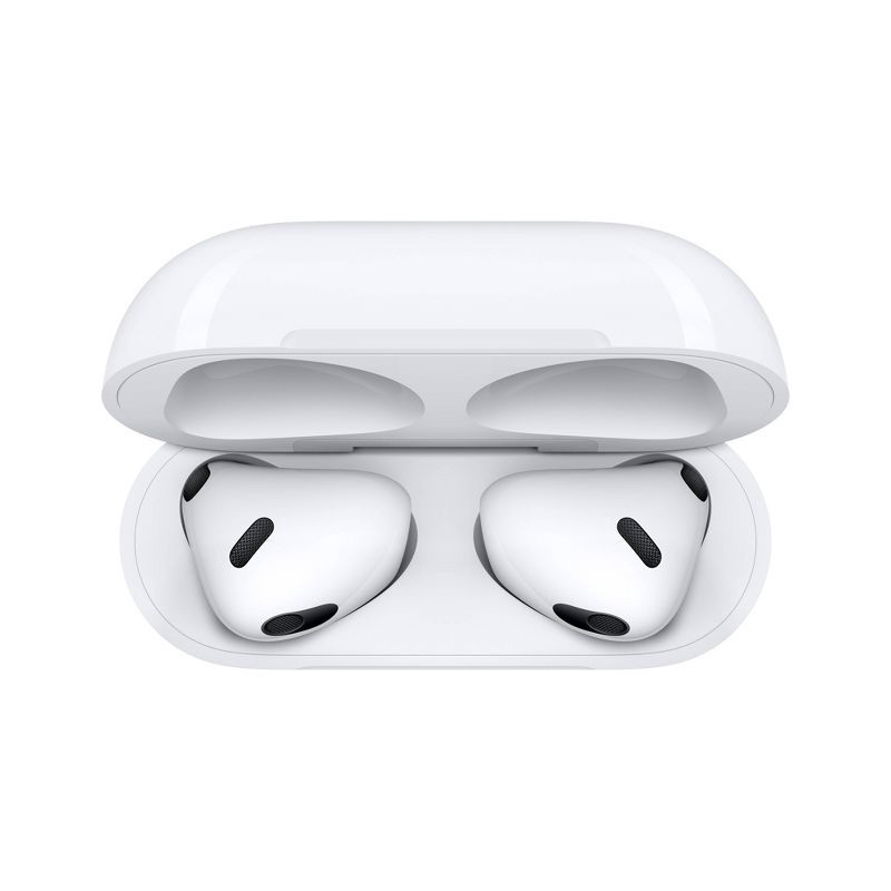 slide 5 of 6, Apple AirPods (3rd Generation) with Lightning Charging Case, 1 ct