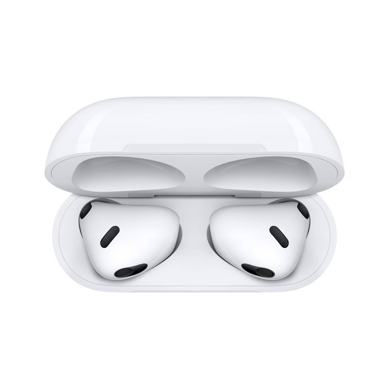 slide 5 of 6, Apple AirPods (3rd Generation) with Lightning Charging Case, 1 ct