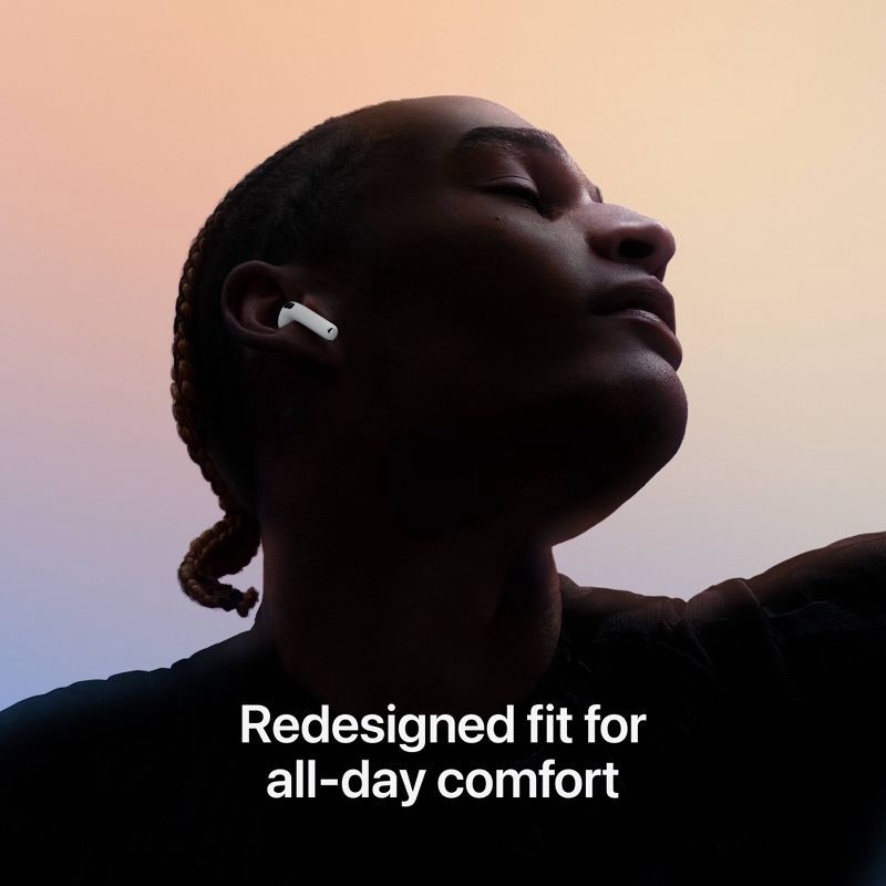 slide 4 of 9, Apple AirPods 4 Wireless Earbuds with Active Noise Cancellation, 1 ct