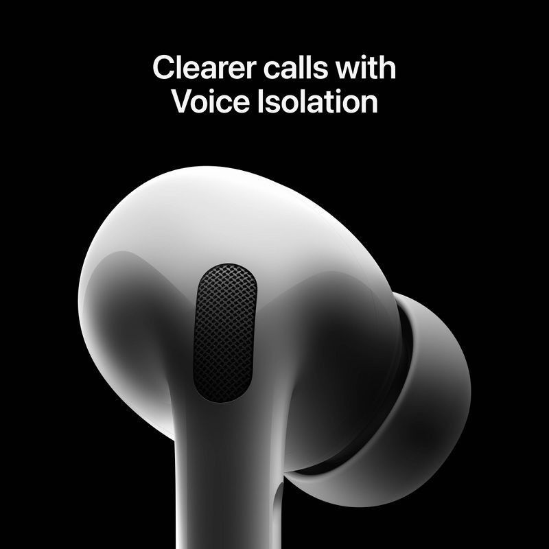 slide 5 of 8, Apple AirPods Pro 2 Wireless Earbuds with Active Noise Cancellation, 1 ct