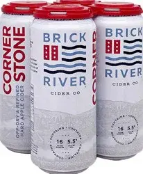 Brick River Cider Co. Conerstone Cider 4 Pack Can