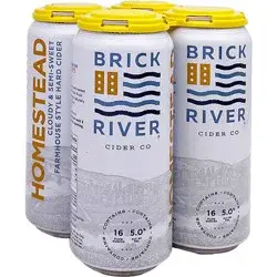 Brick River Cider Co. Homestead Cider 4 Pack Can