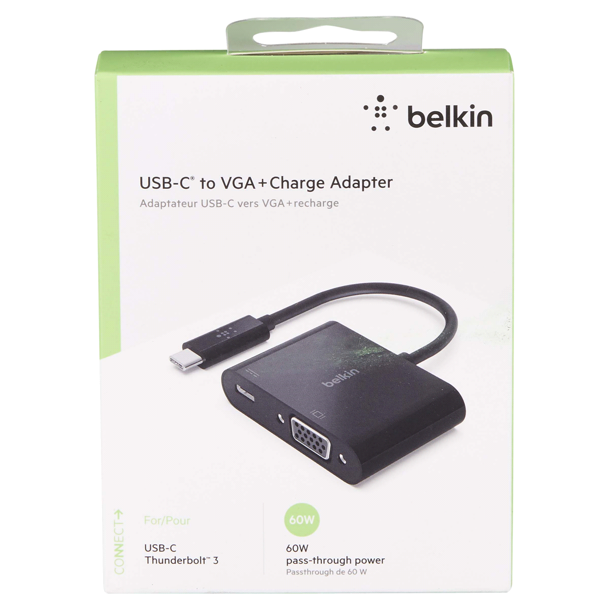 slide 1 of 29, Belkin USB-C to VGA + Charge Adapter, 1 ct