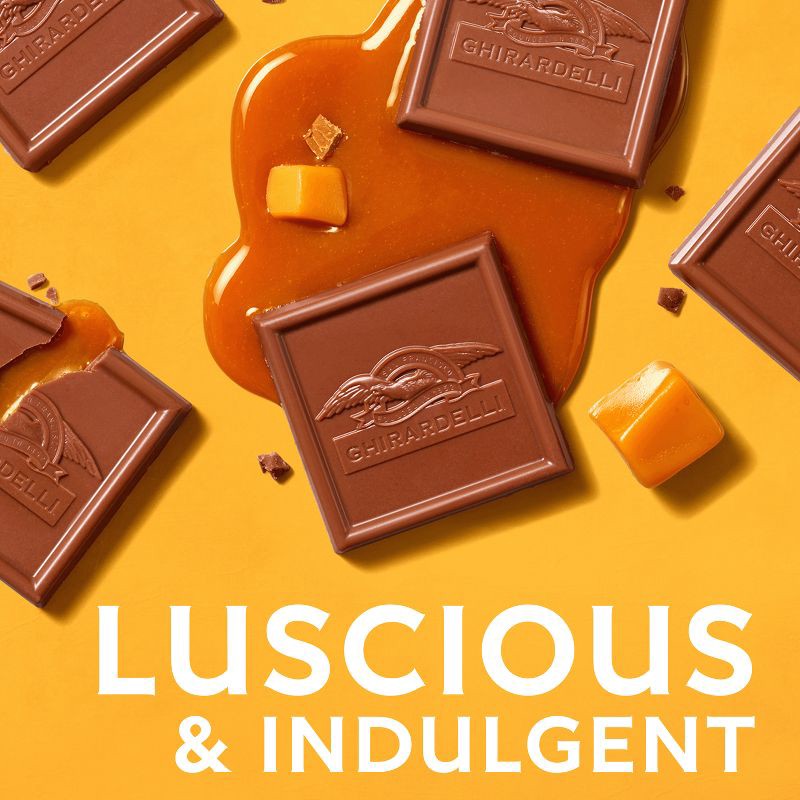 slide 4 of 7, Ghirardelli Milk Chocolate Candy SQUARES with Caramel Filling - 15.96oz, 15.96 oz