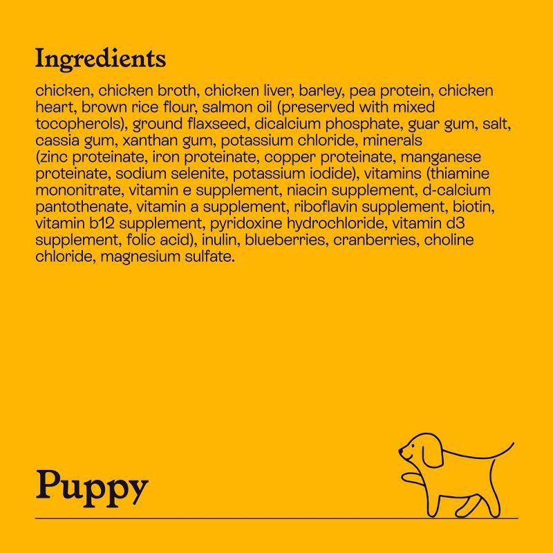 slide 6 of 6, New Puppy Formula Chicken Flavor Wet Dog Food - Kindfull™ 12.5oz, 12.5 oz