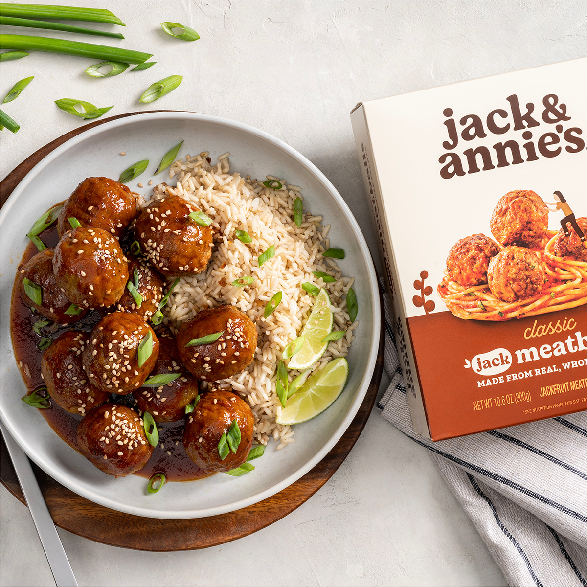 slide 2 of 7, Jack & Annie's Vegan Classic Jack Meatballs 9.6 oz, 9.6 oz