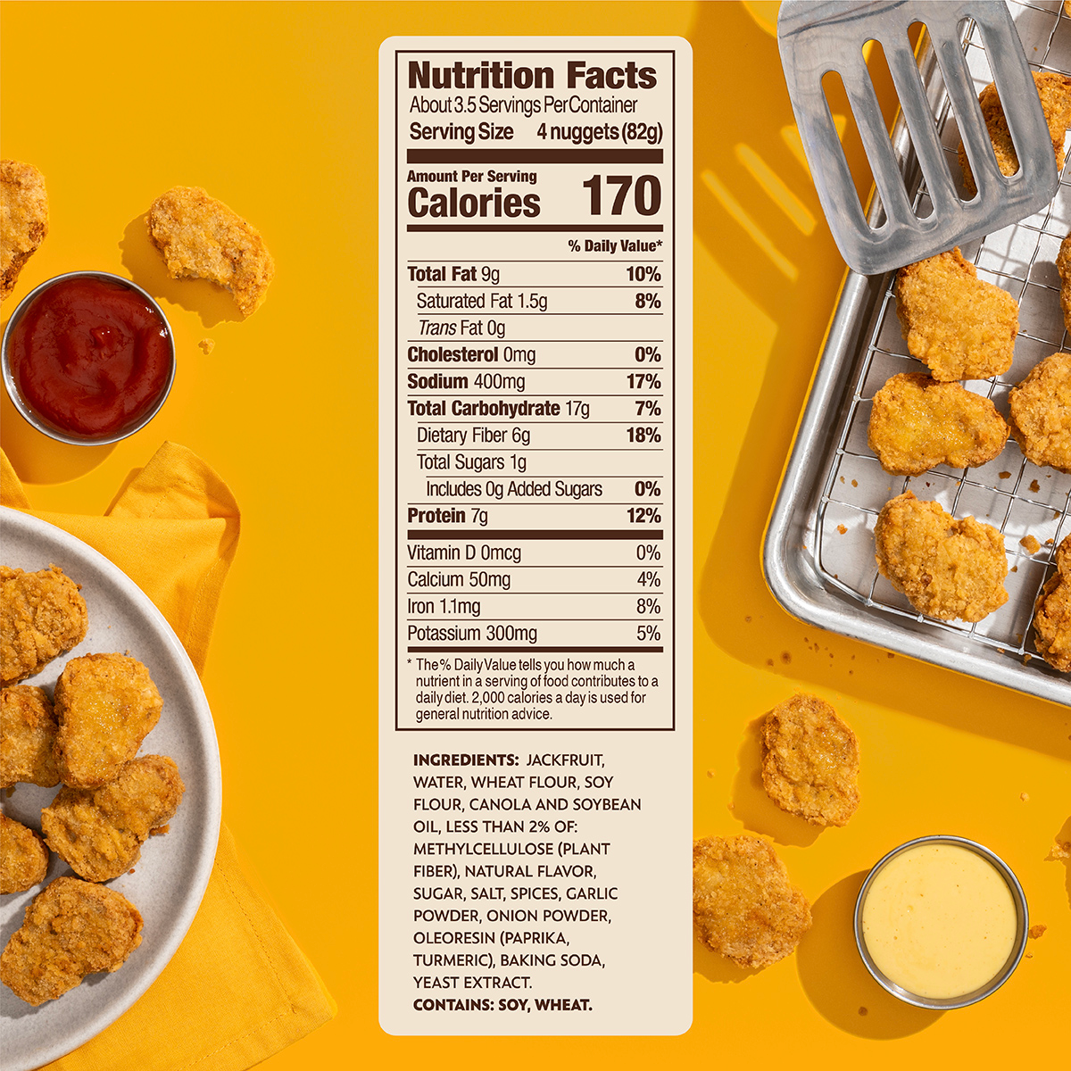 slide 3 of 7, Jack & Annie's Crispy Vegan Jackfruit Nuggets 10.0 oz, 10 oz