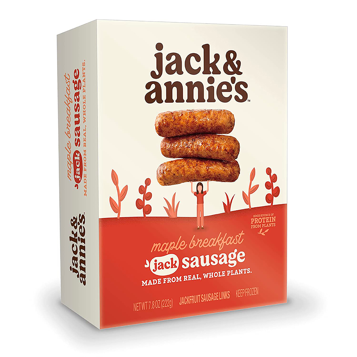 slide 1 of 7, Jack & Annie's Vegan Maple Breakfast Jackfruit Sausage Links 7.2 oz, 7.2 oz