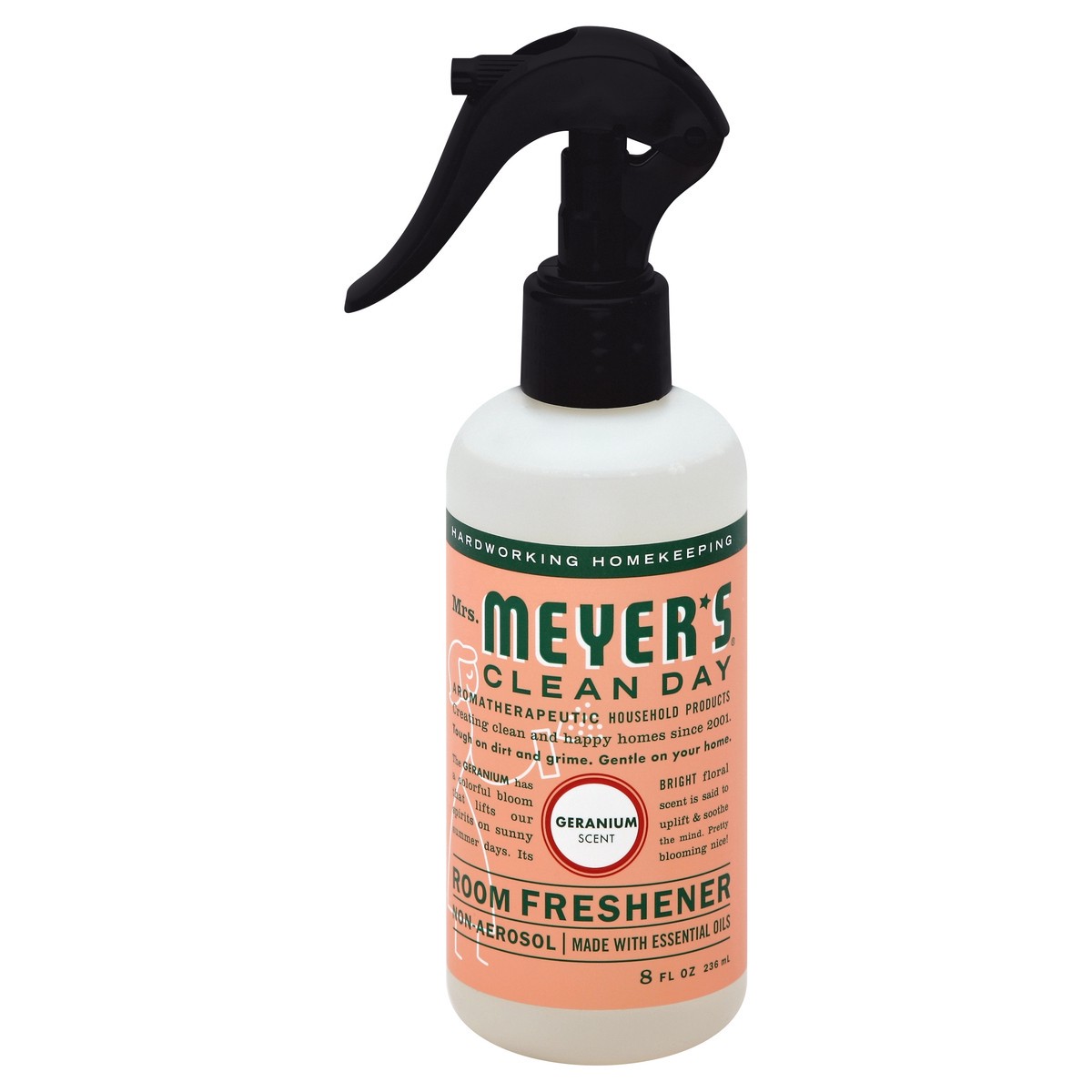 slide 3 of 3, Mrs. Meyer's Air Freshener Spray Geranium, 8 oz